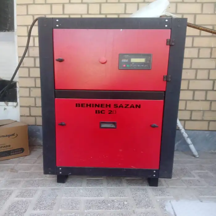 کمپرسور اسکرو 15Kw و درایر ترک مدل IS 30 و مخزن ذخیره